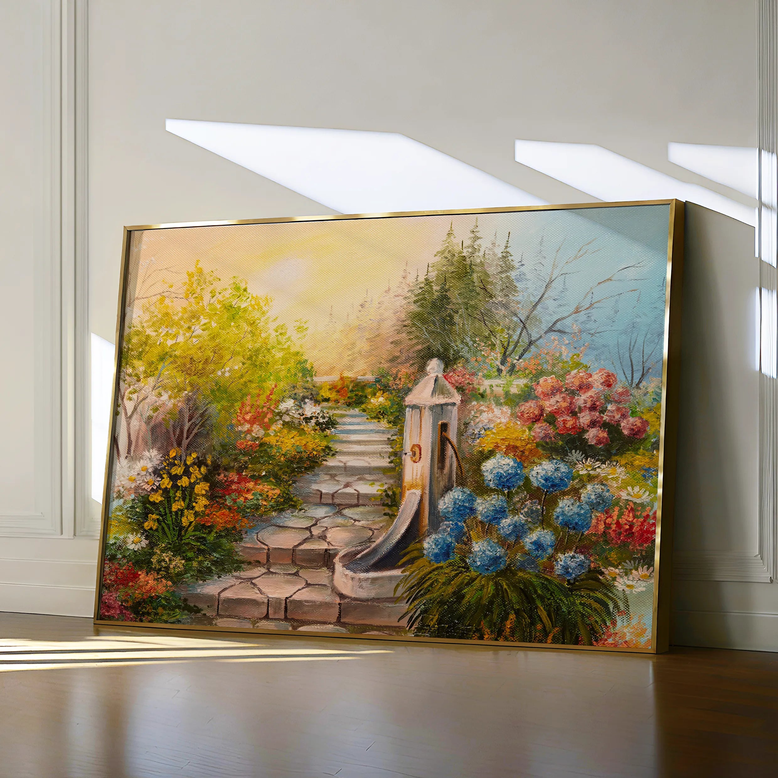 Landscape 145 Canvas Art 18" x 24" / 45 x 60 cm / Black