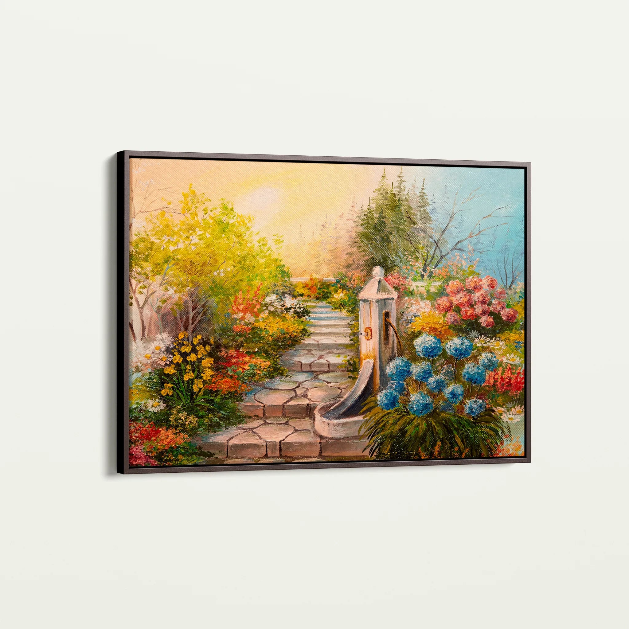 Landscape 145 Canvas Art 18" x 24" / 45 x 60 cm / Black