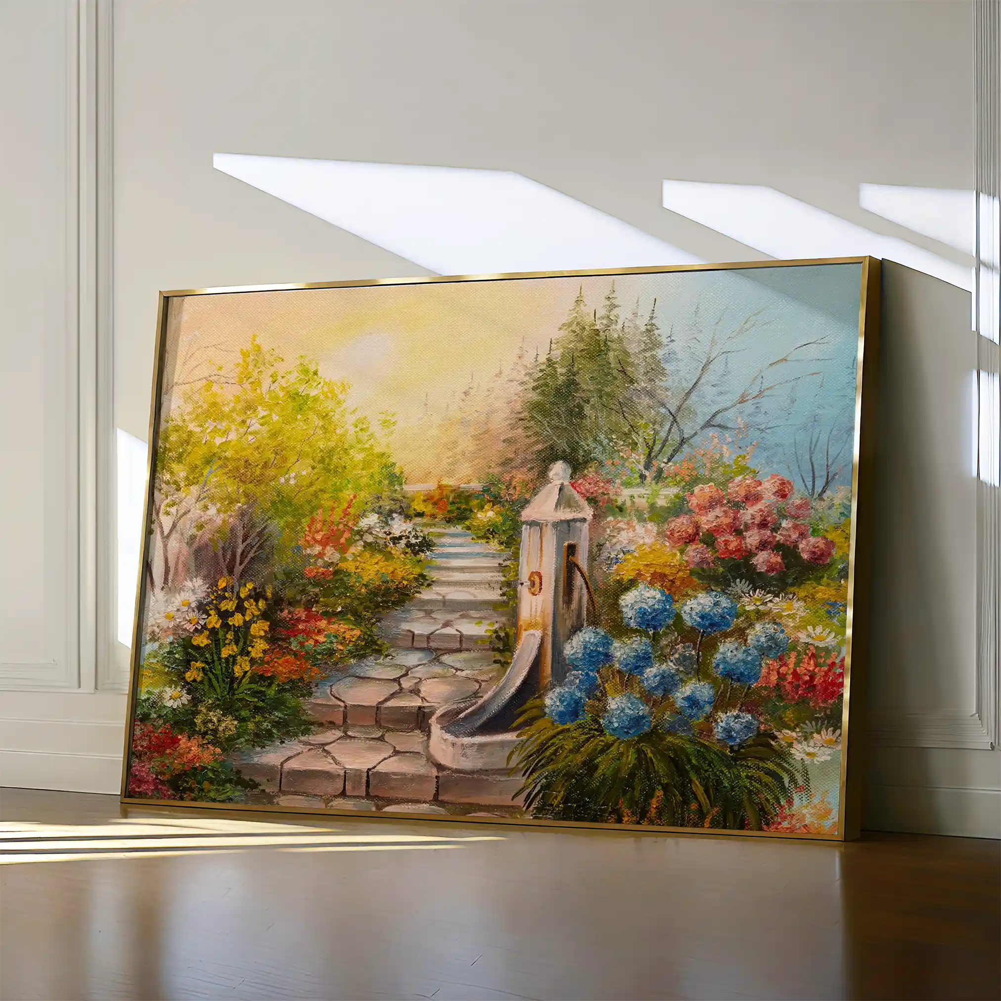 Landscape 145 Canvas Art 60 x 40 cm / Black