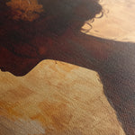 Portrait 145 Canvas Art 18" x 24" / 45 x 60 cm / Black
