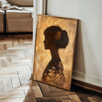 Portrait 145 Canvas Art 60 x 40 cm / Black