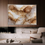 Abstract 1450 Canvas Art 18" x 24" / 45 x 60 cm / Black