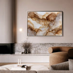 Abstract 1450 Canvas Art 60 x 40 cm / Black