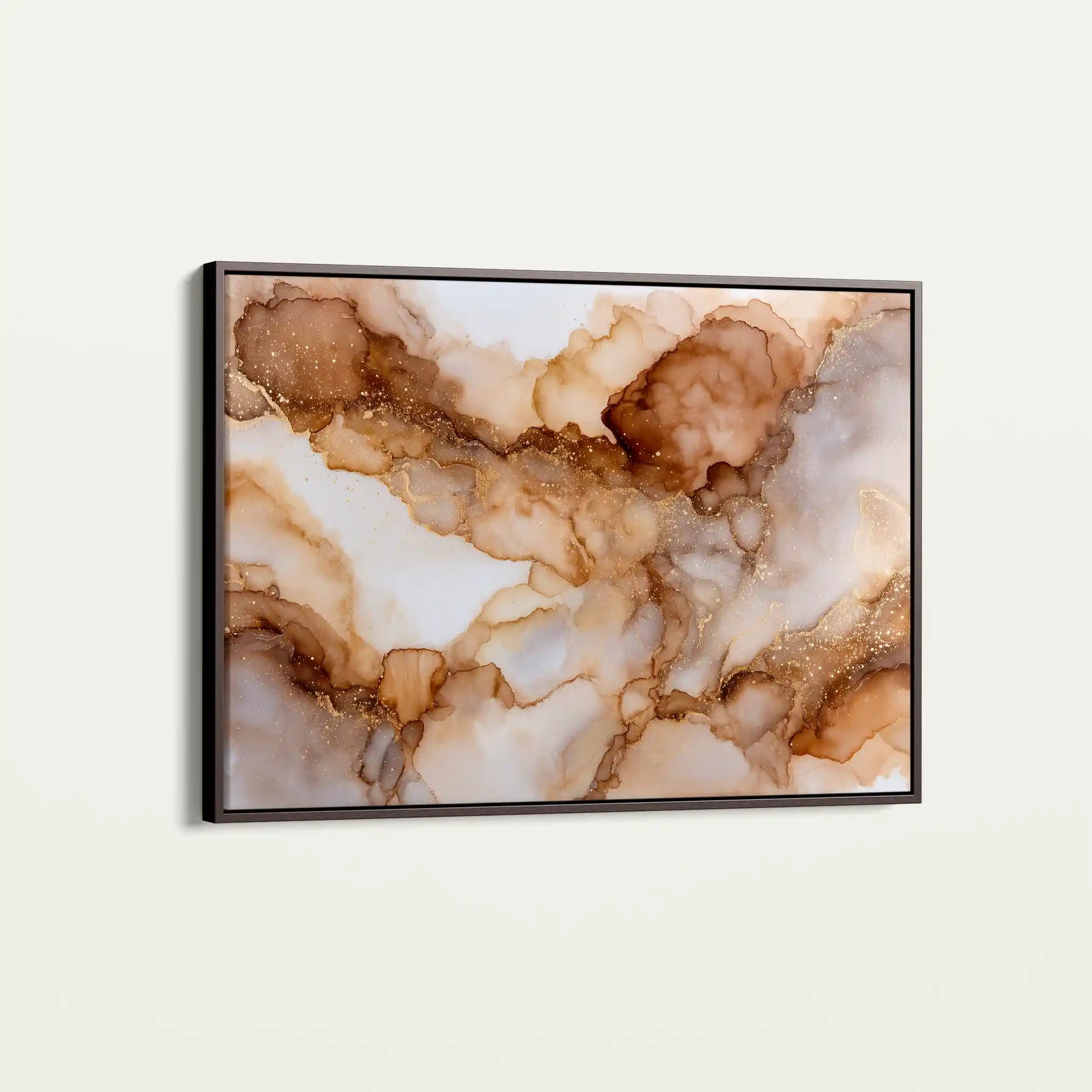 Abstract 1450 Canvas Art 60 x 40 cm / Black