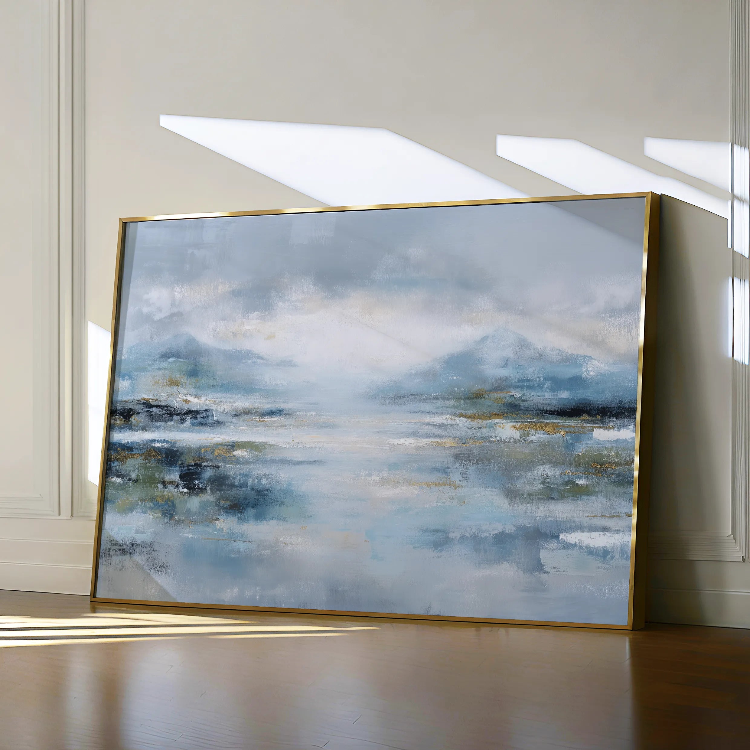 Abstract 1451 Canvas Art 18" x 24" / 45 x 60 cm / Black