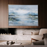 Abstract 1451 Canvas Art 18" x 24" / 45 x 60 cm / Black