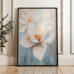 Floral 1452 Canvas Art 18" x 24" / 45 x 60 cm / Black