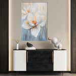Floral 1452 Canvas Art 18" x 24" / 45 x 60 cm / Black