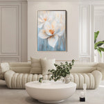 Floral 1452 Canvas Art 60 x 40 cm / Black