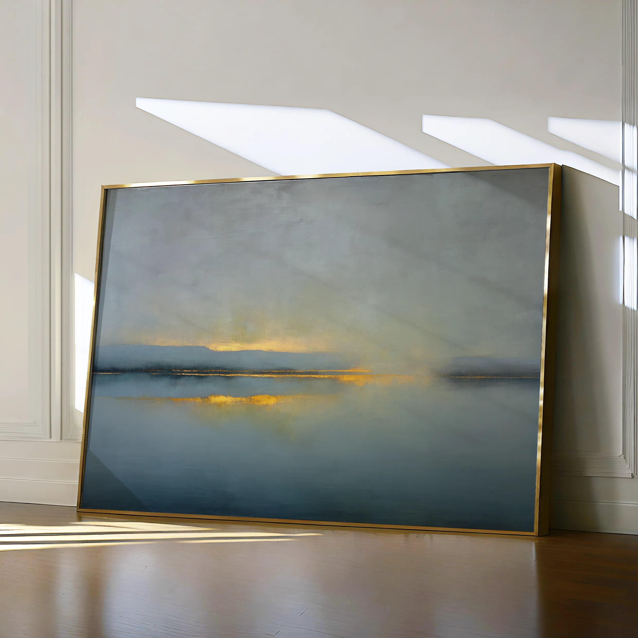 Abstract 1453 Canvas Art 18" x 24" / 45 x 60 cm / Black