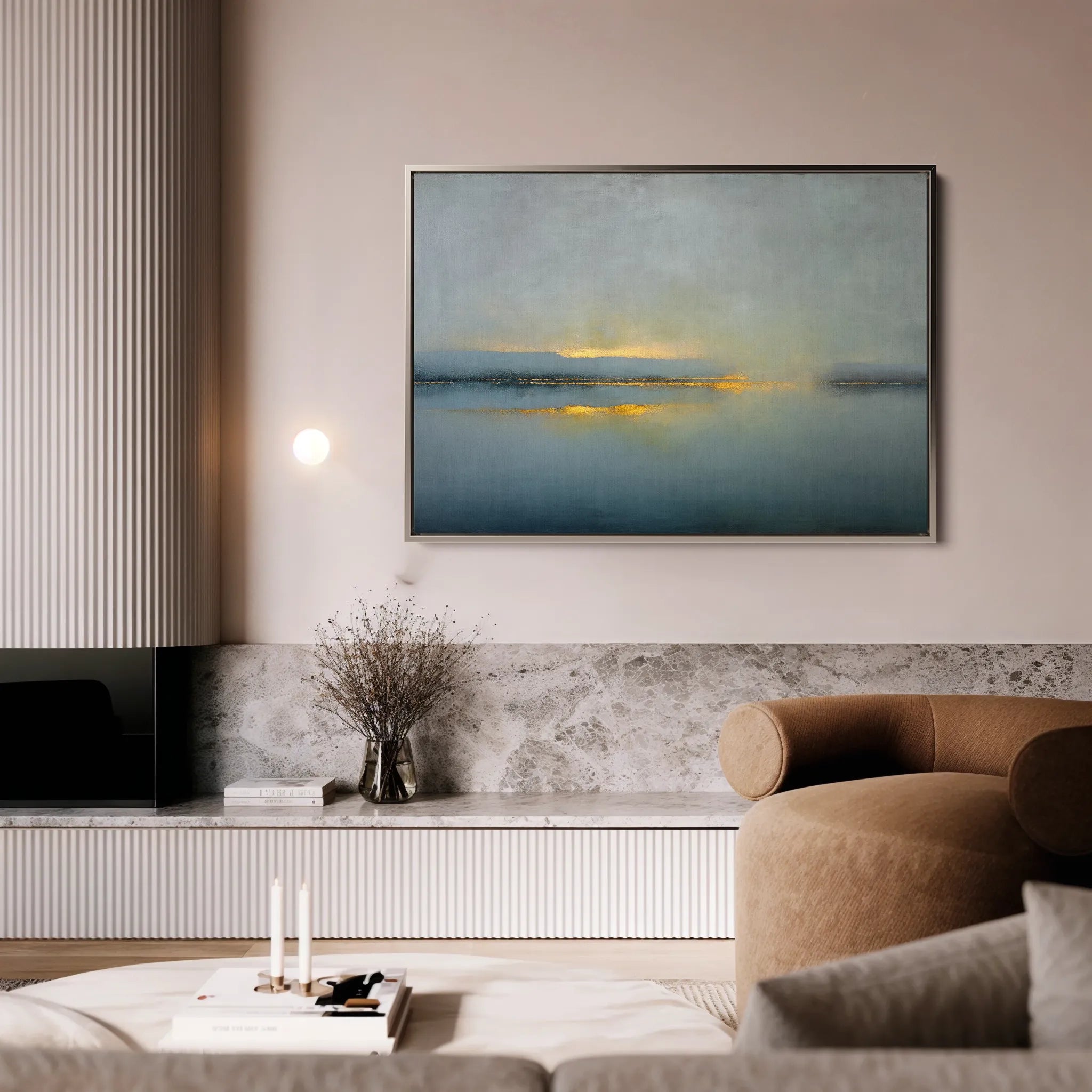 Abstract 1453 Canvas Art 18" x 24" / 45 x 60 cm / Black