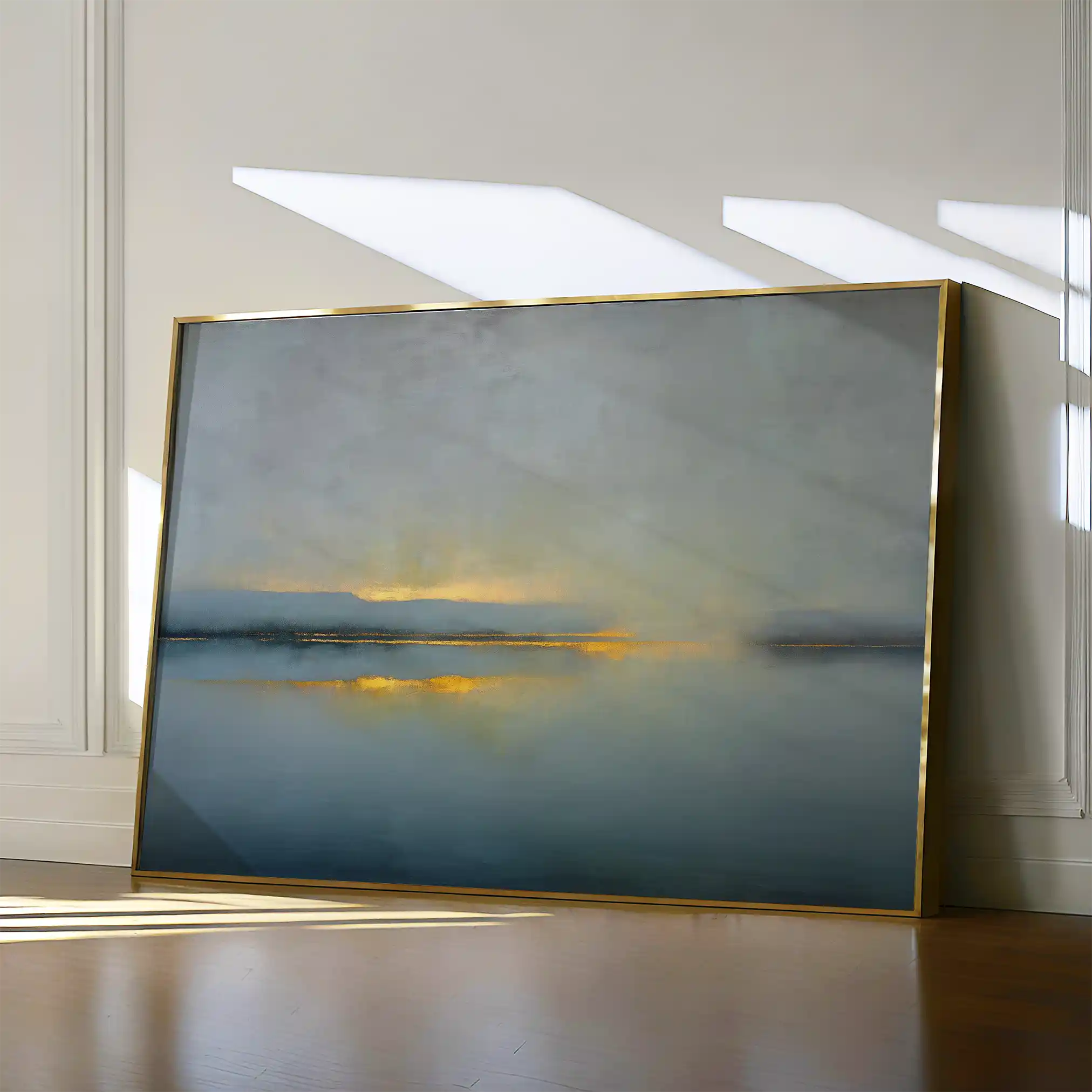 Abstract 1453 Canvas Art 60 x 40 cm / Black
