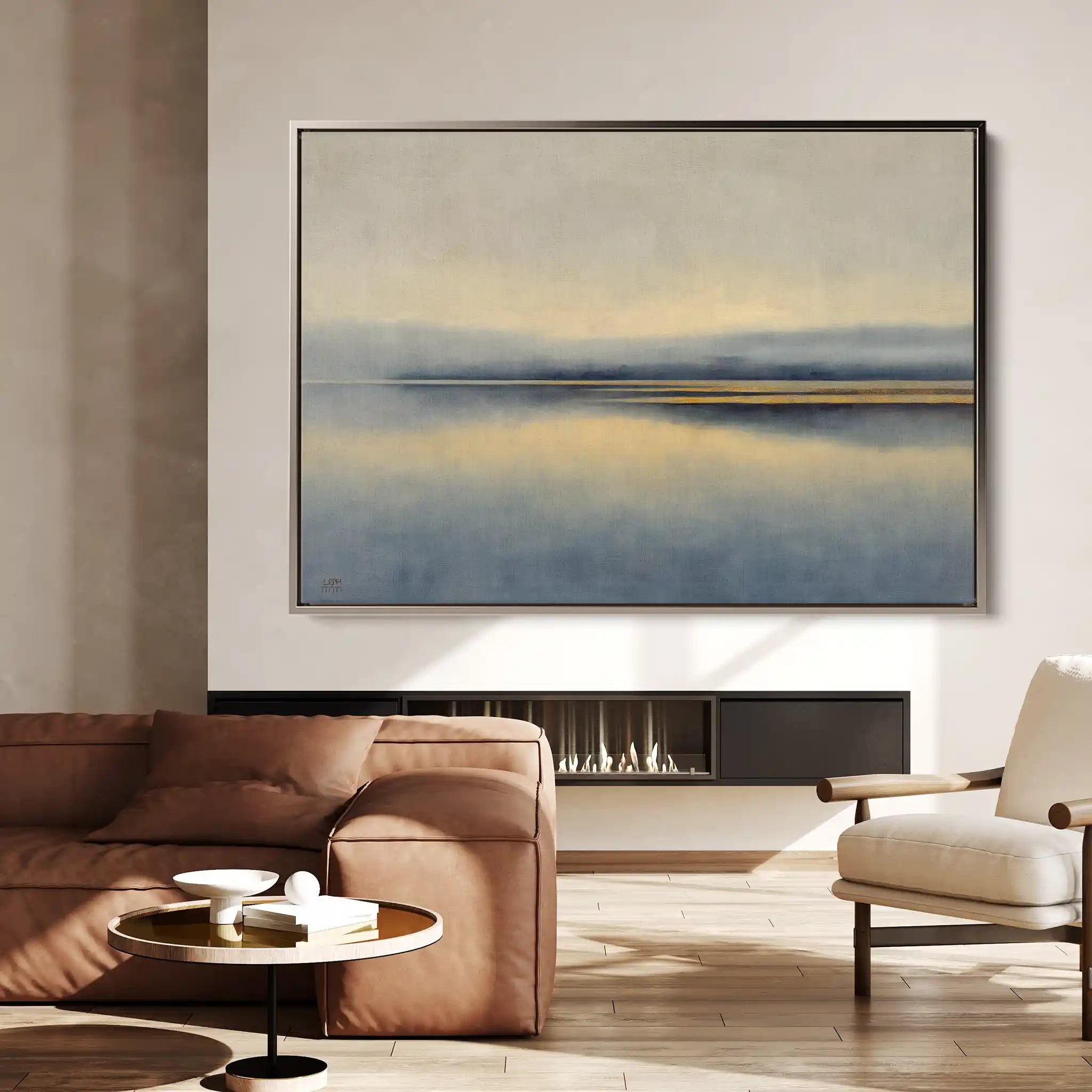 Abstract 1454 Canvas Art 18" x 24" / 45 x 60 cm / Black