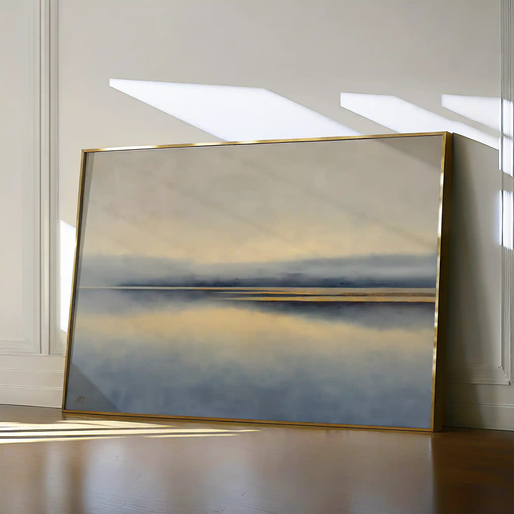 Abstract 1454 Canvas Art 18" x 24" / 45 x 60 cm / Black