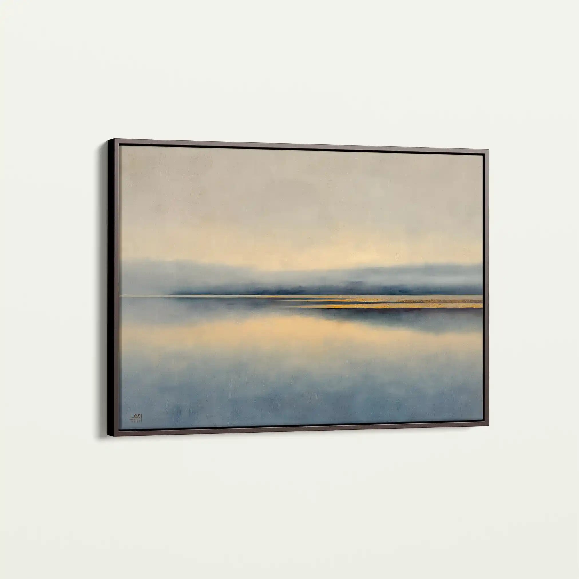 Abstract 1454 Canvas Art 60 x 40 cm / Black