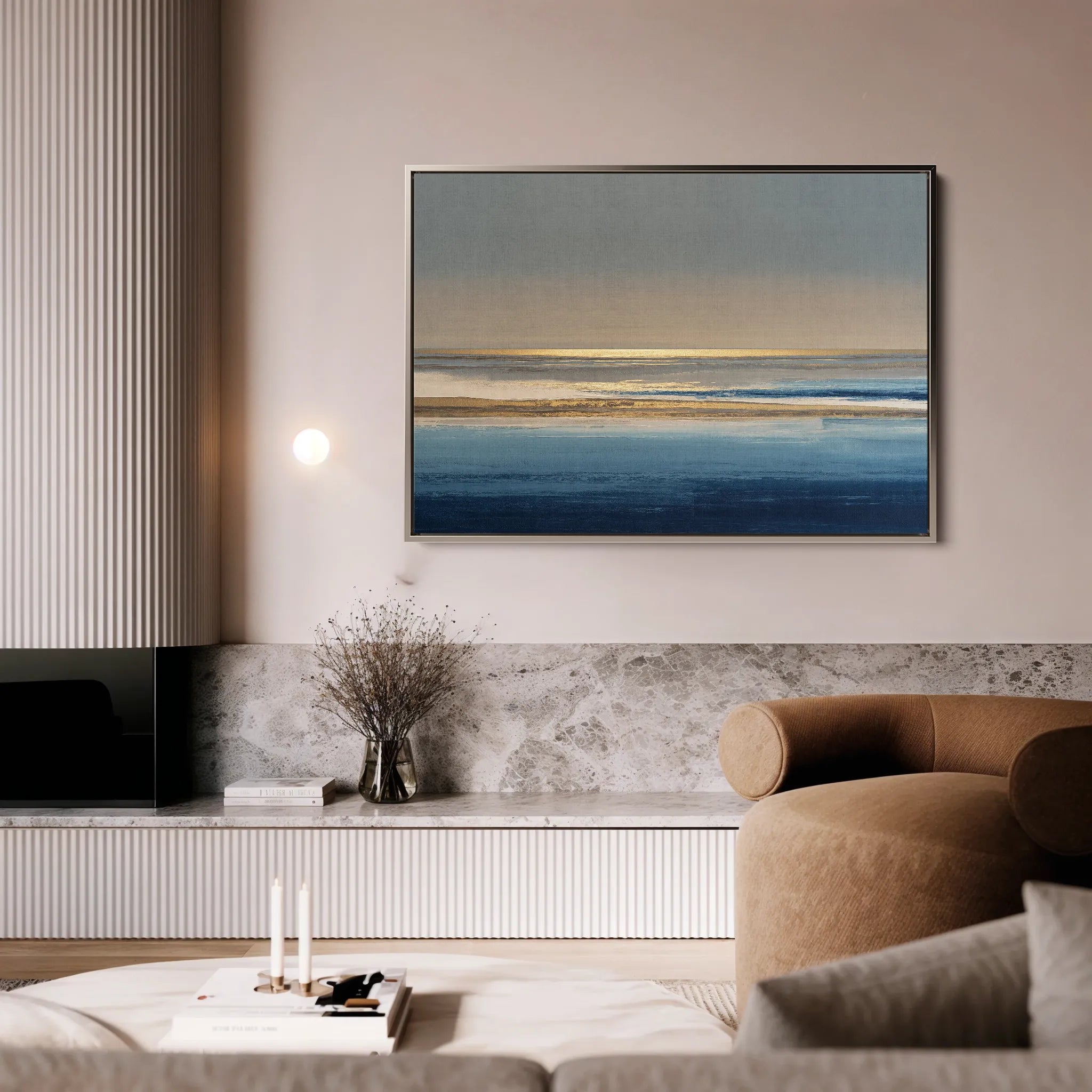 Abstract 1457 Canvas Art 18" x 24" / 45 x 60 cm / Black