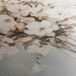 Floral 1458 Canvas Art 60 x 40 cm / Black