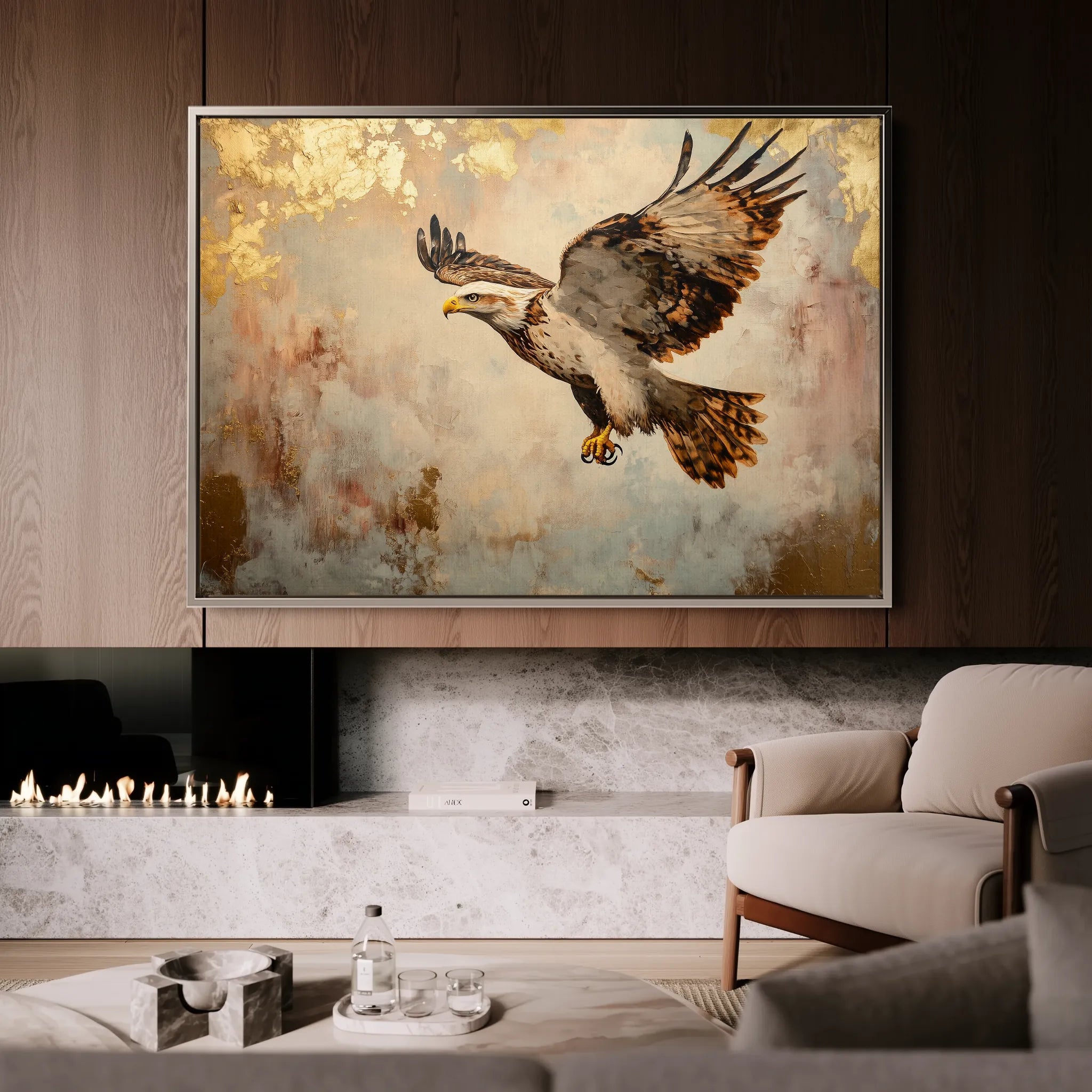 Animals 146 Canvas Art 18" x 24" / 45 x 60 cm / Black