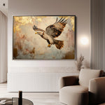 Animals 146 Canvas Art 18" x 24" / 45 x 60 cm / Black