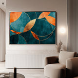 Boho 146 Canvas Art 18" x 24" / 45 x 60 cm / Black