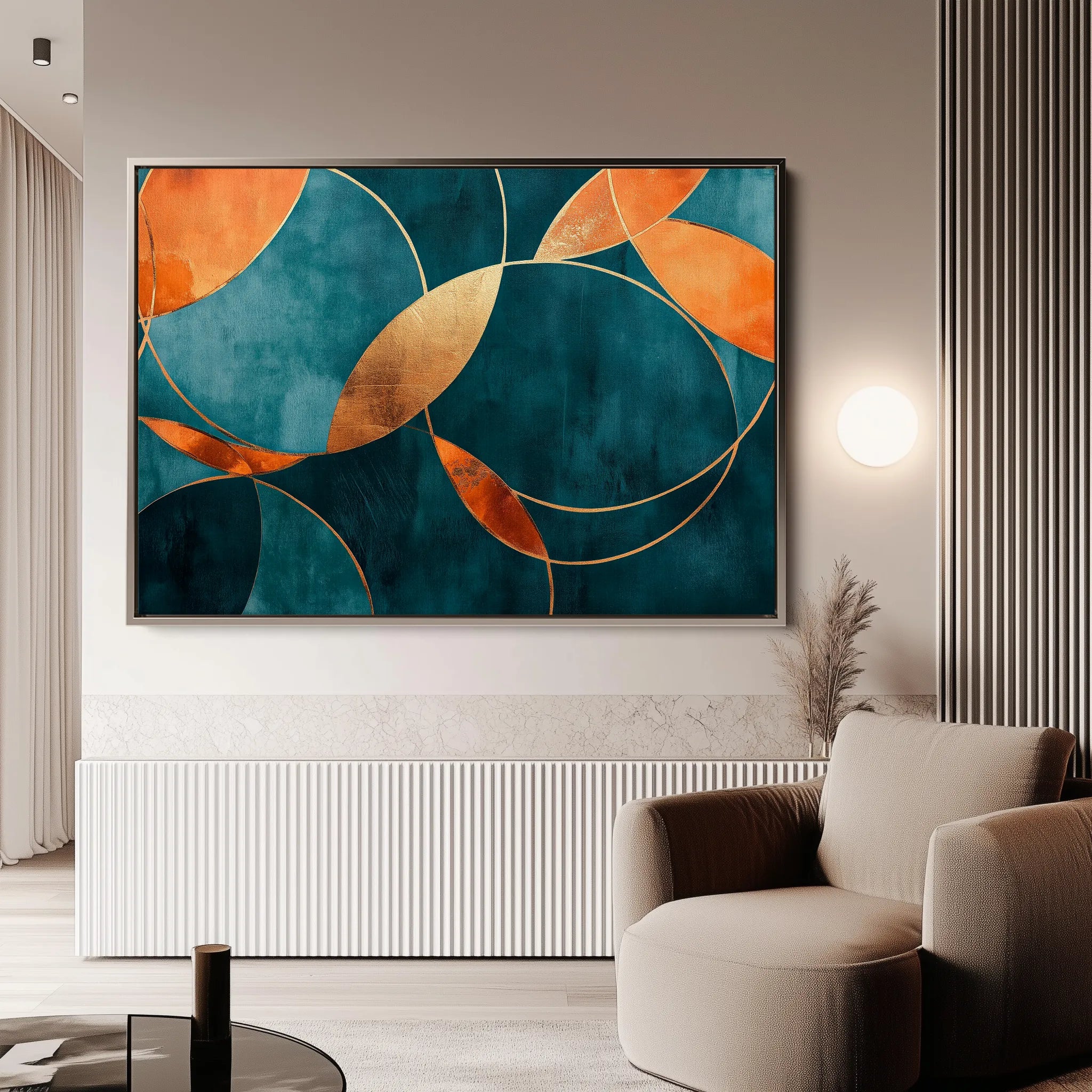 Boho 146 Canvas Art 18" x 24" / 45 x 60 cm / Black