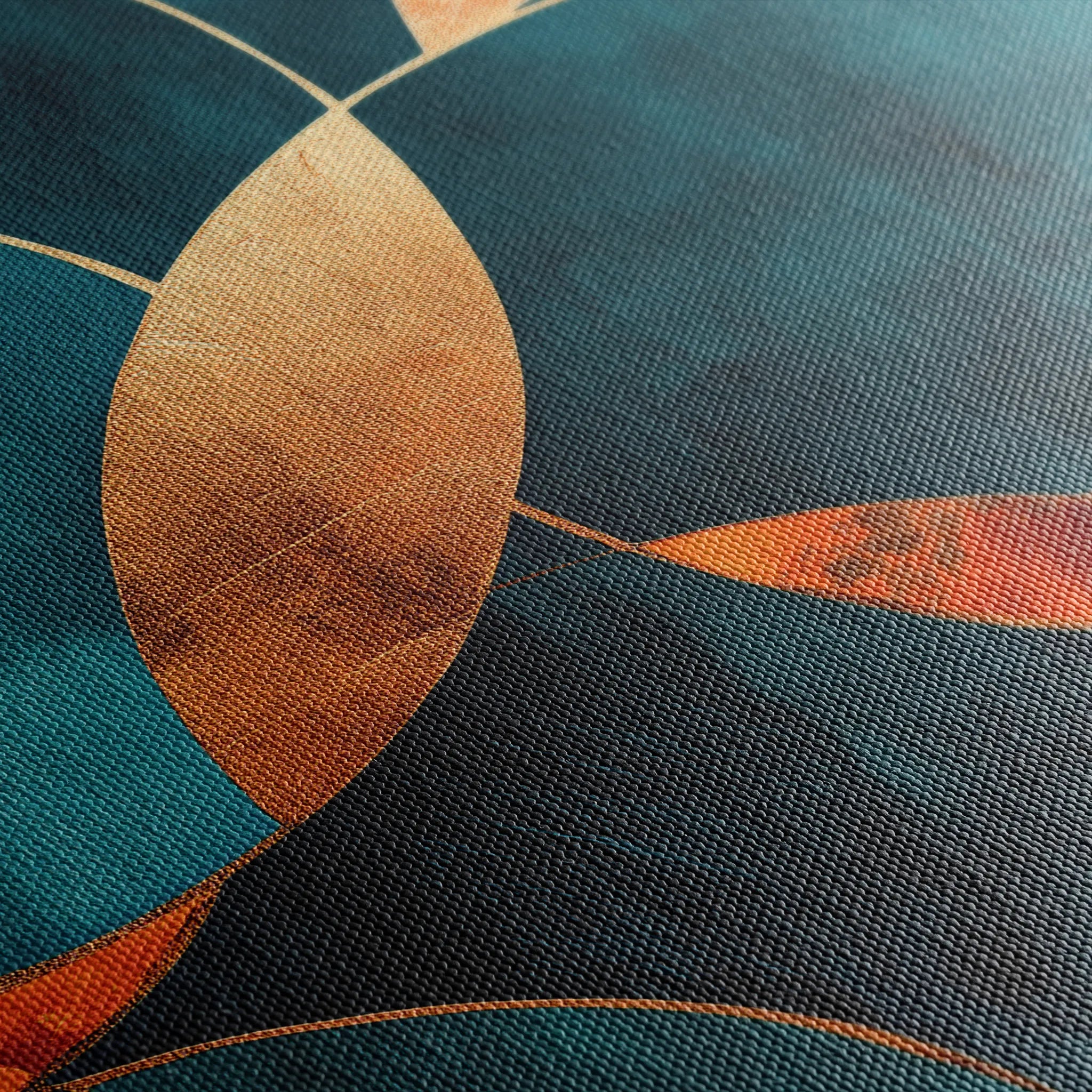 Boho 146 Canvas Art 18" x 24" / 45 x 60 cm / Black