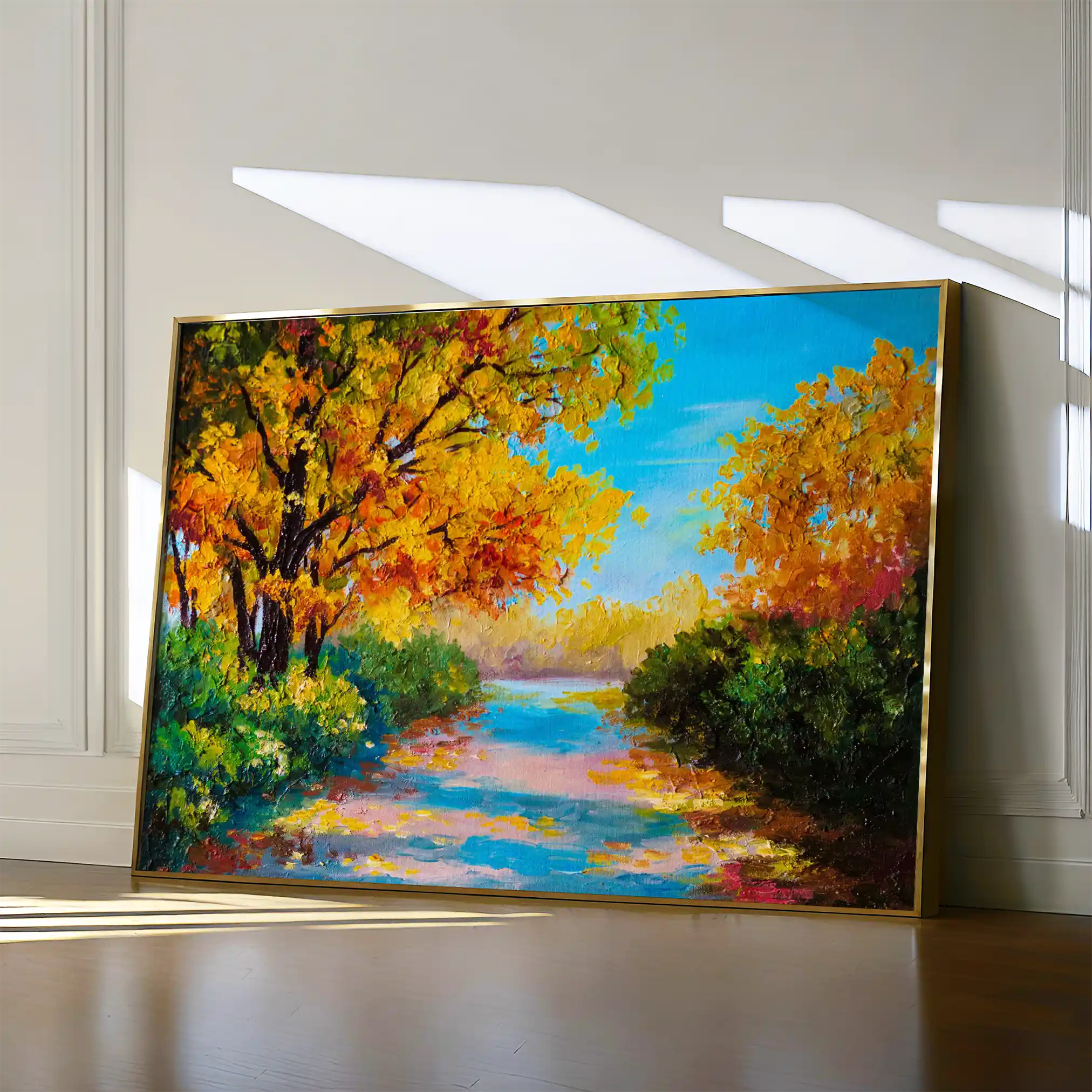 Landscape 146 Canvas Art 60 x 40 cm / Black