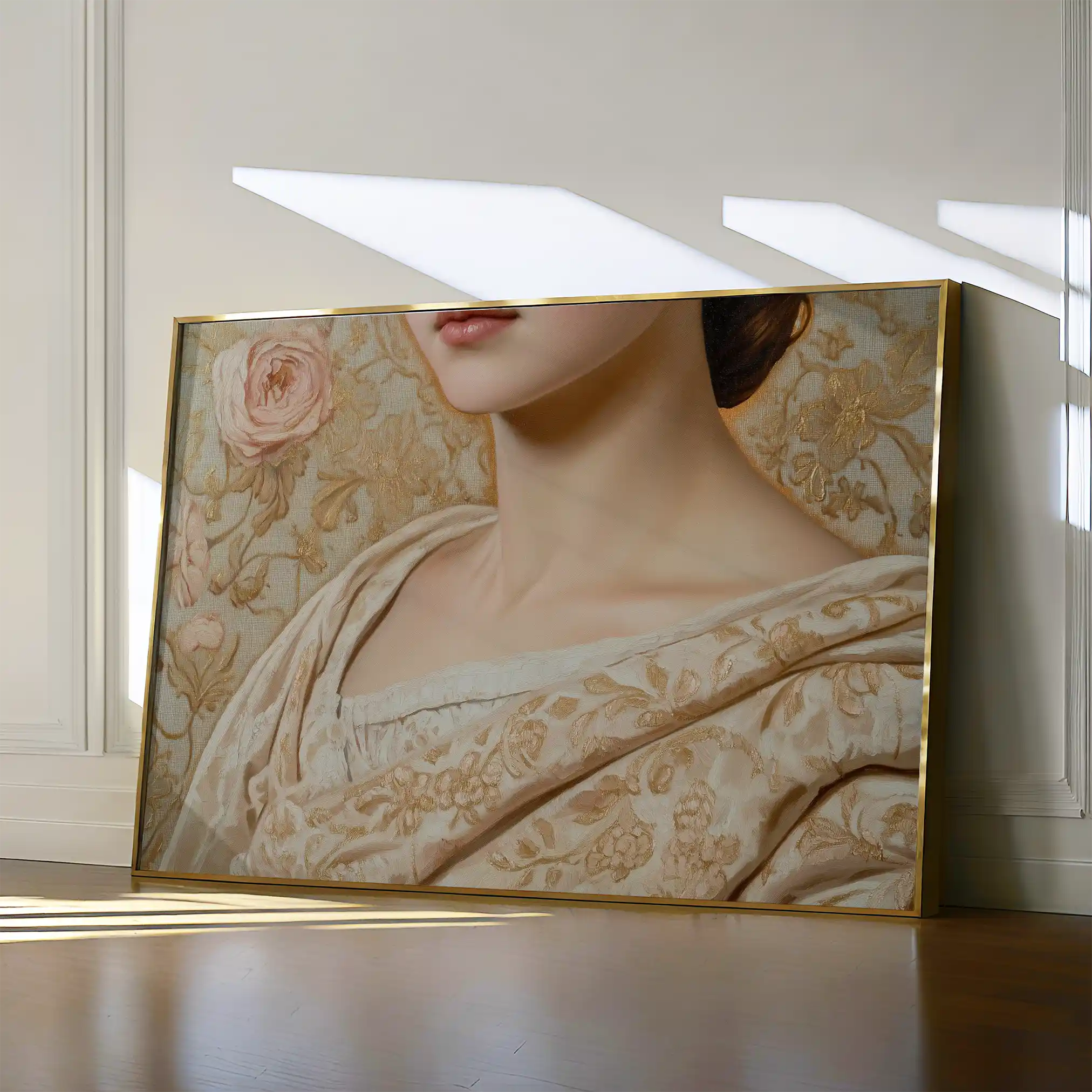 Portrait 146 Canvas Art 60 x 40 cm / Black
