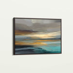 Abstract 1460 Canvas Art 18" x 24" / 45 x 60 cm / Black