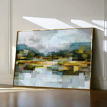 Abstract 1461 Canvas Art 18" x 24" / 45 x 60 cm / Black