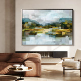 Abstract 1461 Canvas Art 18" x 24" / 45 x 60 cm / Black