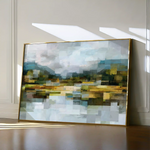Abstract 1461 Canvas Art 60 x 40 cm / Black