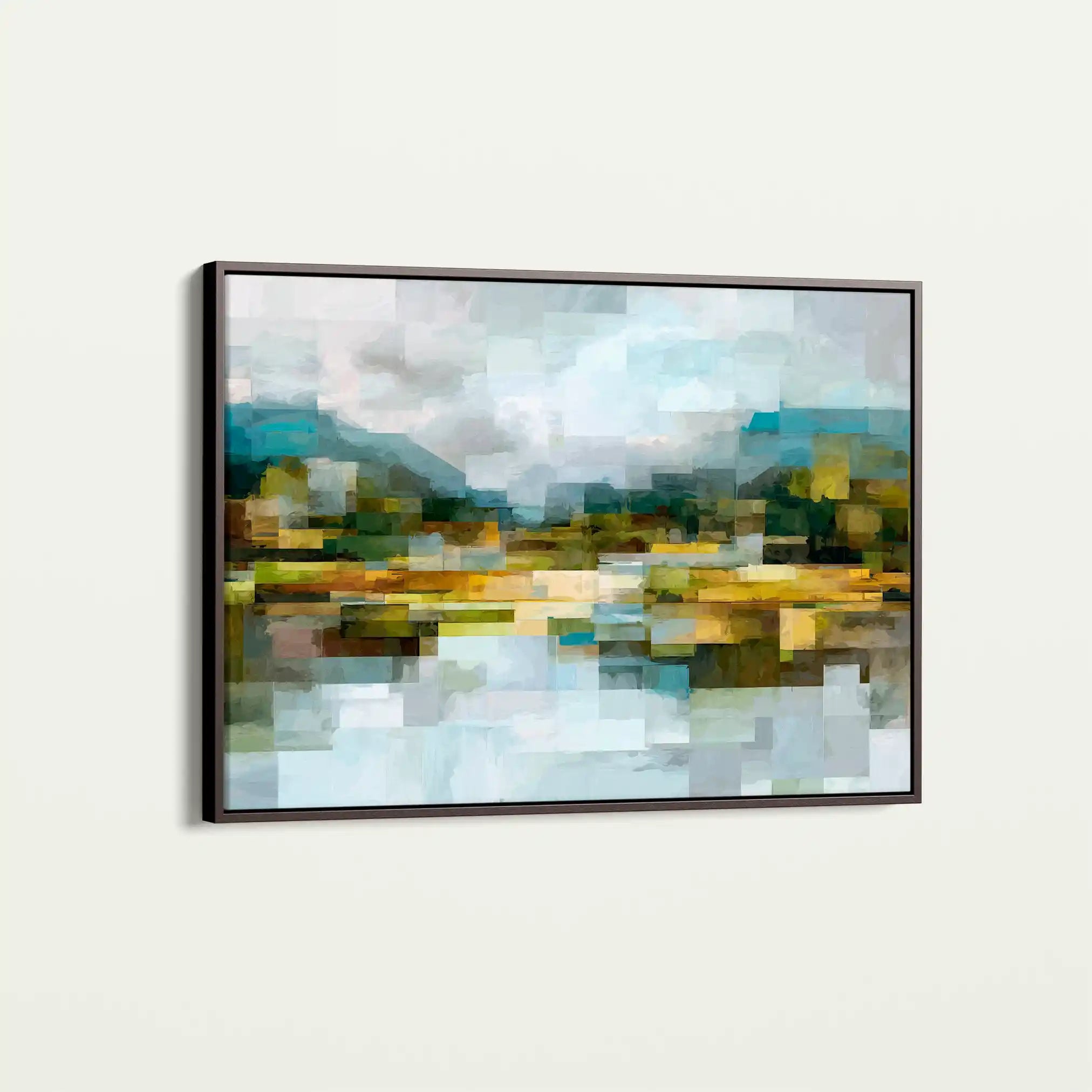 Abstract 1461 Canvas Art 60 x 40 cm / Black