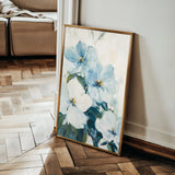 Floral 1462 Canvas Art 18" x 24" / 45 x 60 cm / Black