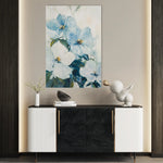 Floral 1462 Canvas Art 18" x 24" / 45 x 60 cm / Black