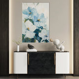 Floral 1462 Canvas Art 18" x 24" / 45 x 60 cm / Black