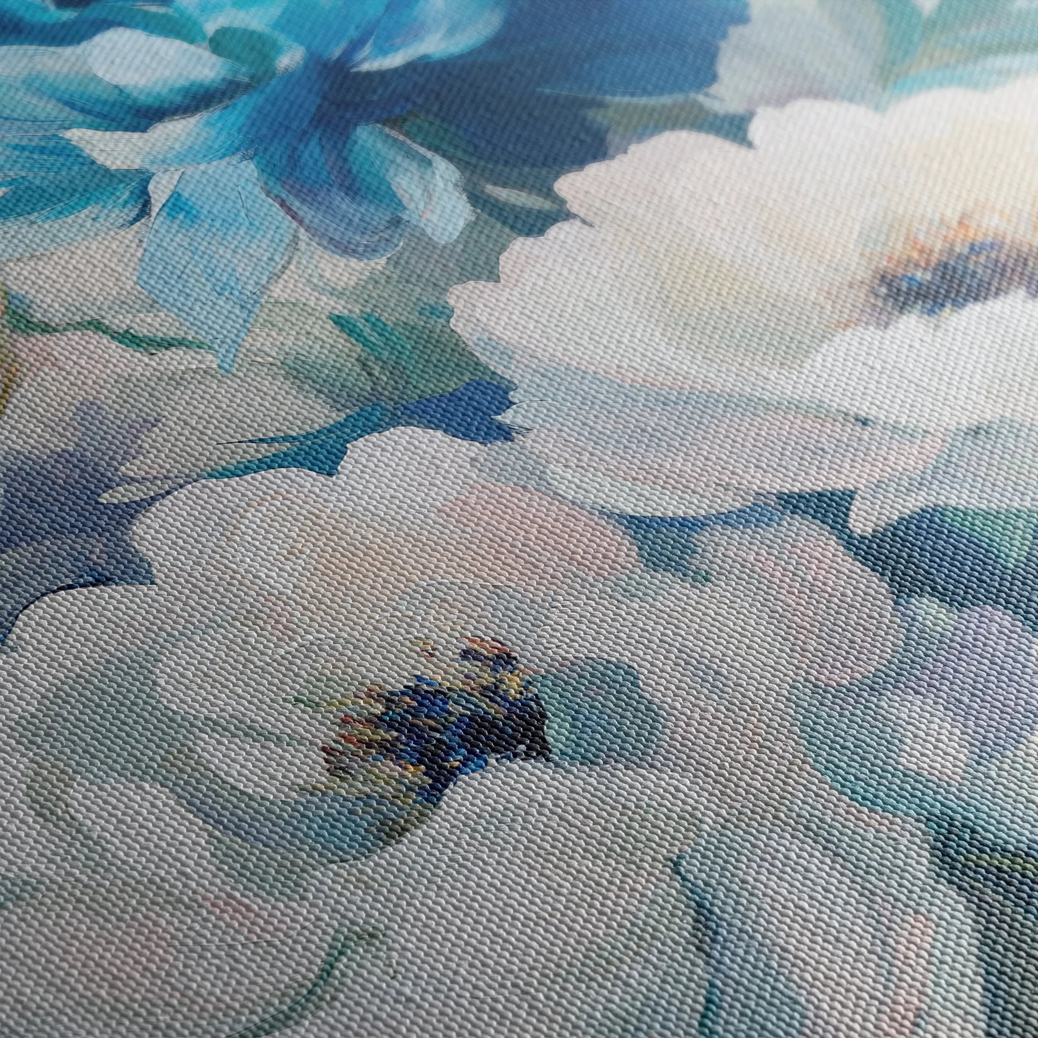Floral 1463 Canvas Art 18" x 24" / 45 x 60 cm / Black