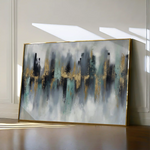 Abstract 1464 Canvas Art 18" x 24" / 45 x 60 cm / Black