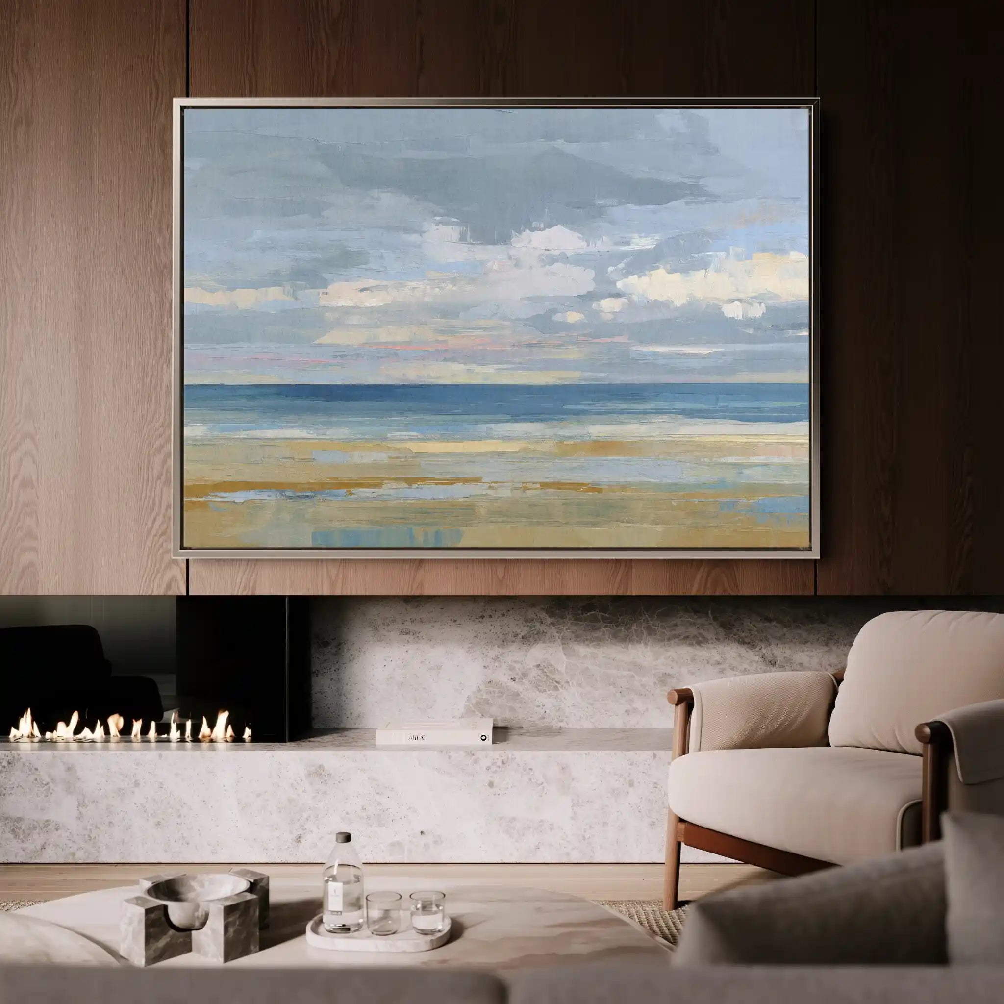 Abstract 1466 Canvas Art 18" x 24" / 45 x 60 cm / Black