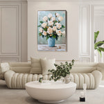 Floral 1467 Canvas Art 18" x 24" / 45 x 60 cm / Black