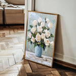 Floral 1467 Canvas Art 18" x 24" / 45 x 60 cm / Black