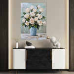 Floral 1467 Canvas Art 18" x 24" / 45 x 60 cm / Black