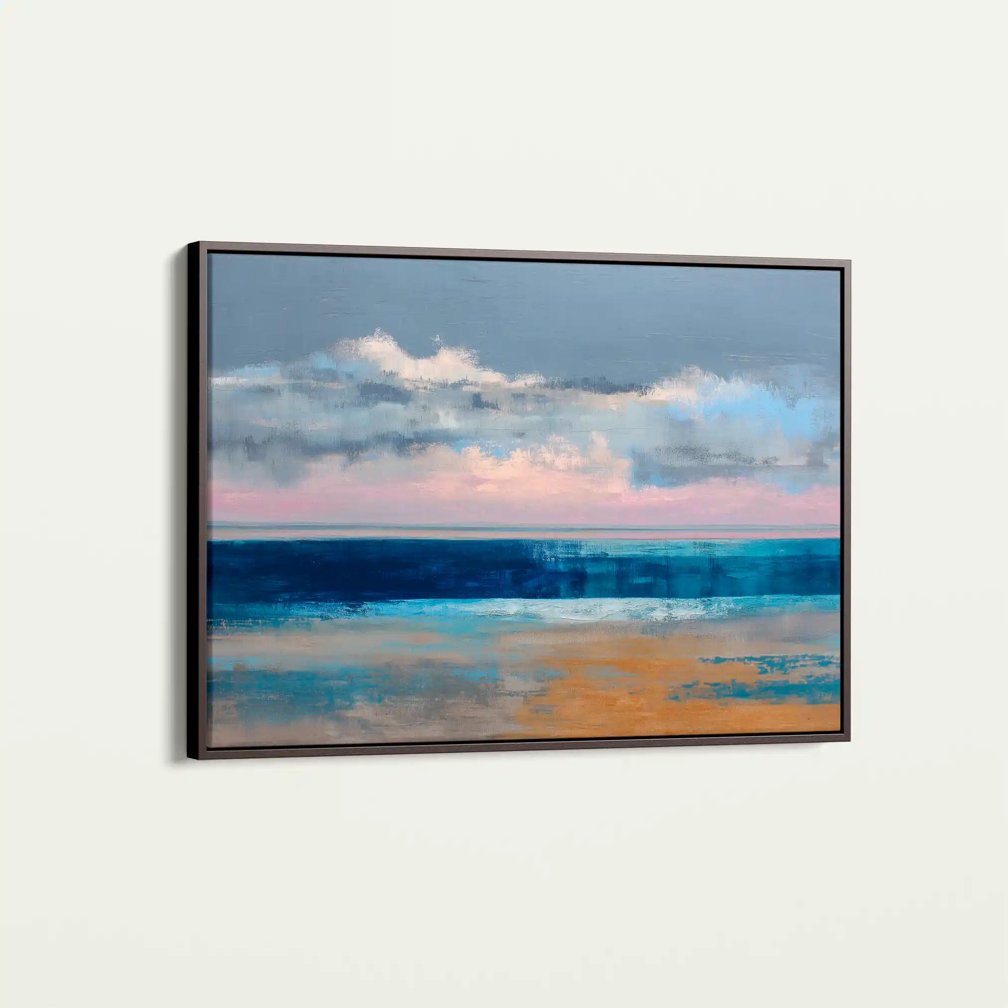 Abstract 1469 Canvas Art 60 x 40 cm / Black