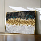 Abstract 147 Canvas Art 18" x 24" / 45 x 60 cm / Black