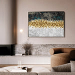 Abstract 147 Canvas Art 18" x 24" / 45 x 60 cm / Black