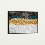 Abstract 147 Canvas Art 18" x 24" / 45 x 60 cm / Black