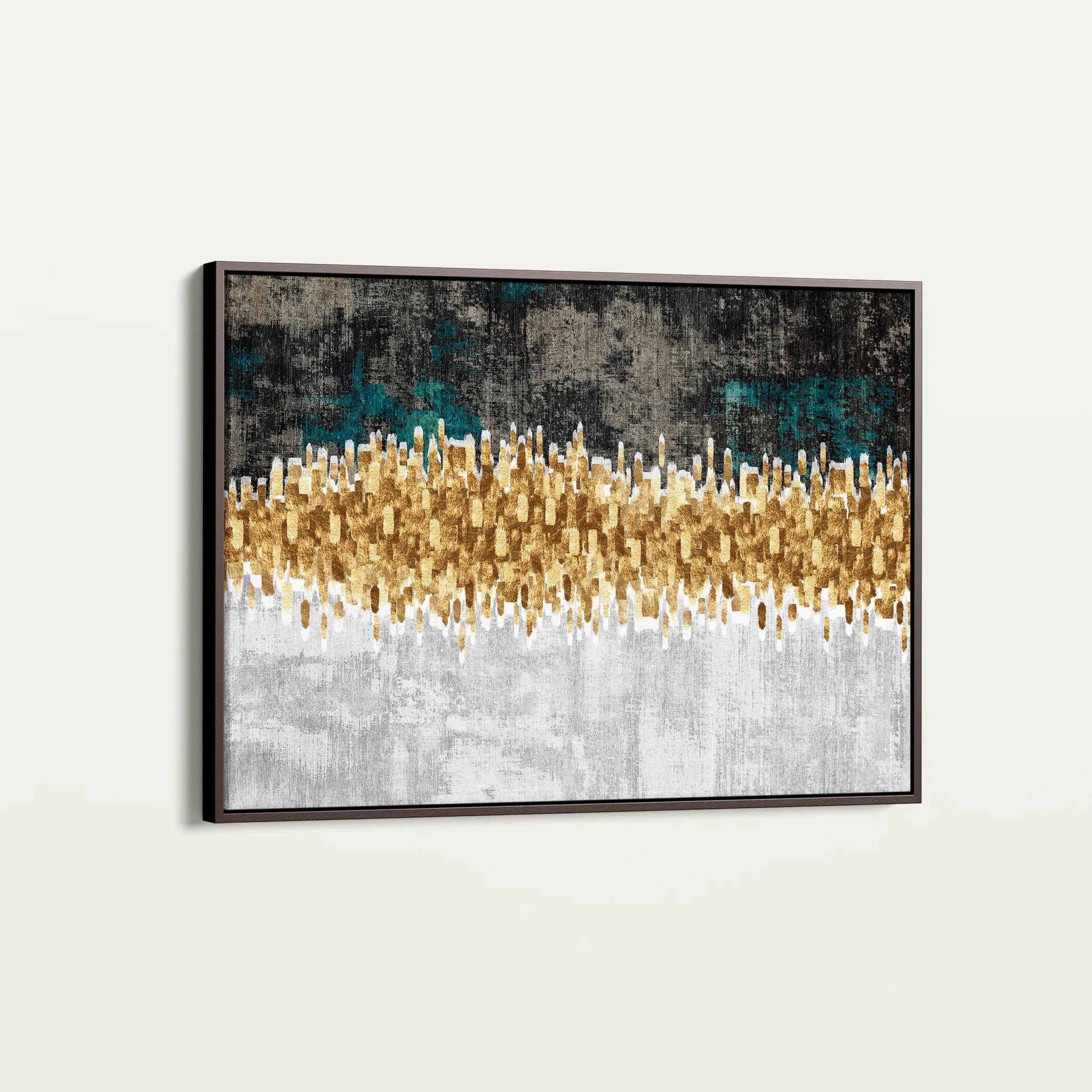Abstract 147 Canvas Art 18" x 24" / 45 x 60 cm / Black