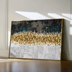 Abstract 147 Canvas Art 60 x 40 cm / Black