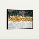 Abstract 147 Canvas Art 60 x 40 cm / Black