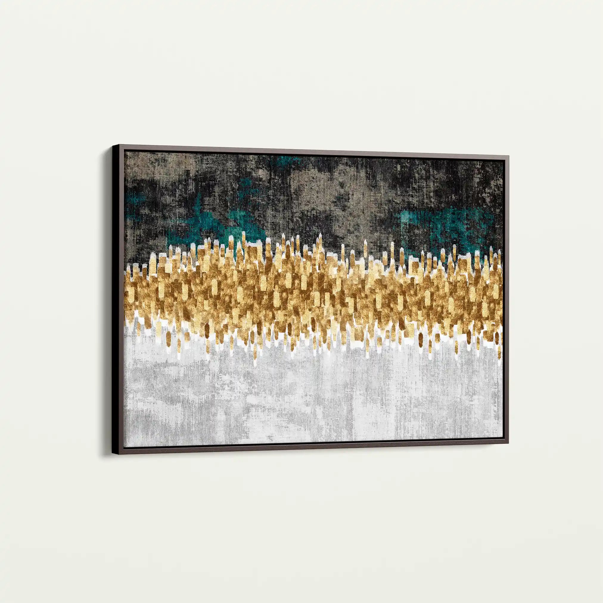 Abstract 147 Canvas Art 60 x 40 cm / Black